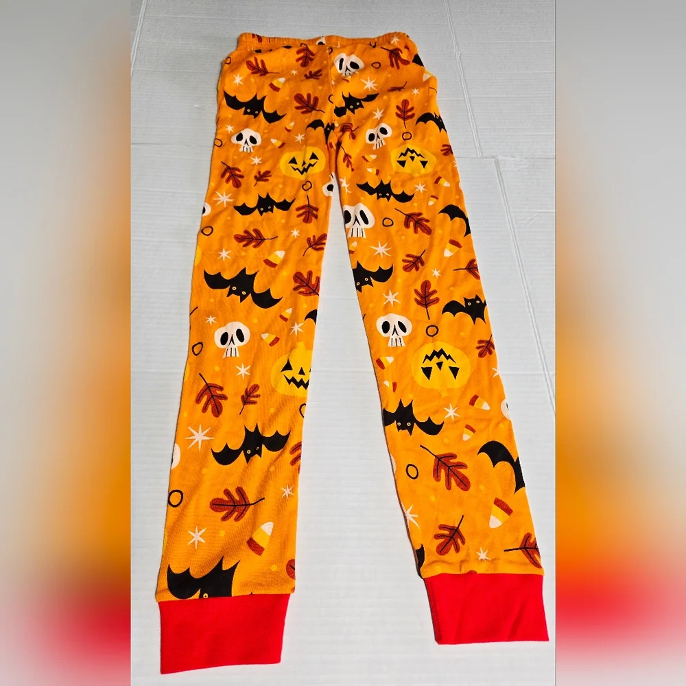 Orange Halloween ABeCue 100% Cotton PJs Size 12 Bats‎ Unisex